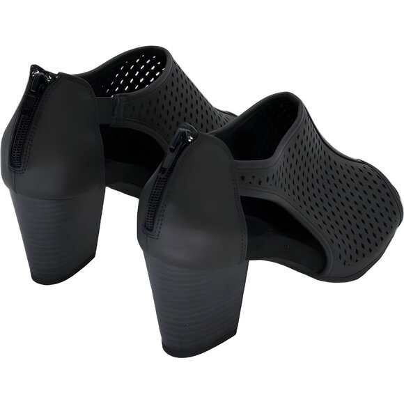 Easy Street Amiri Block Heel Peep Toe Sandals Black Women's US 10M - Picture 3 of 6